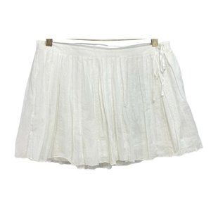 American Eagle Skirt White Mini Tennis Pleated Siz